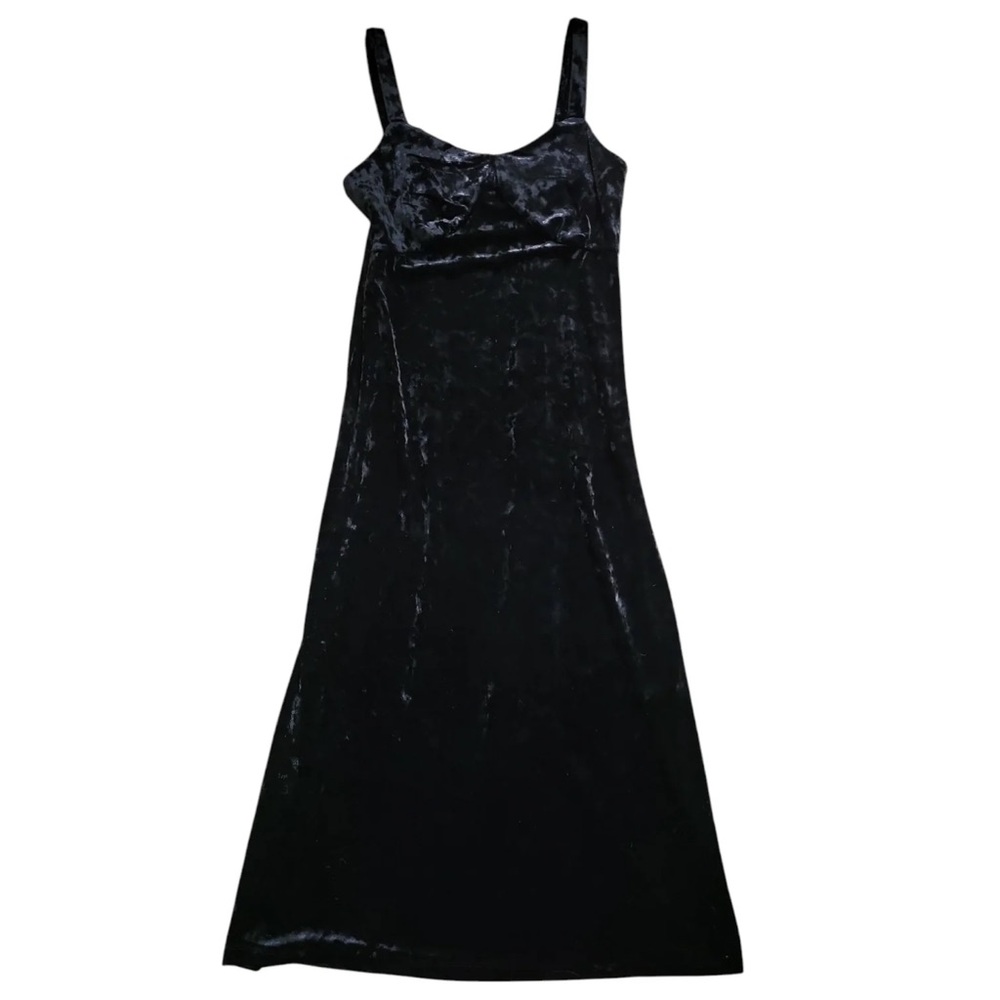 Jessica Simpson Midi Black Velvet Dress